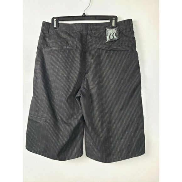 O'NEILL Black Striped Slash Pockets Mens Shorts 32 - Picture 2 of 8